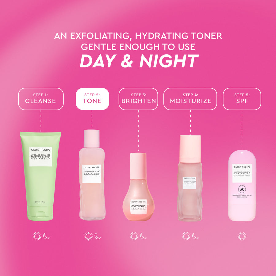 watermelon glow phabha pore-tight toner