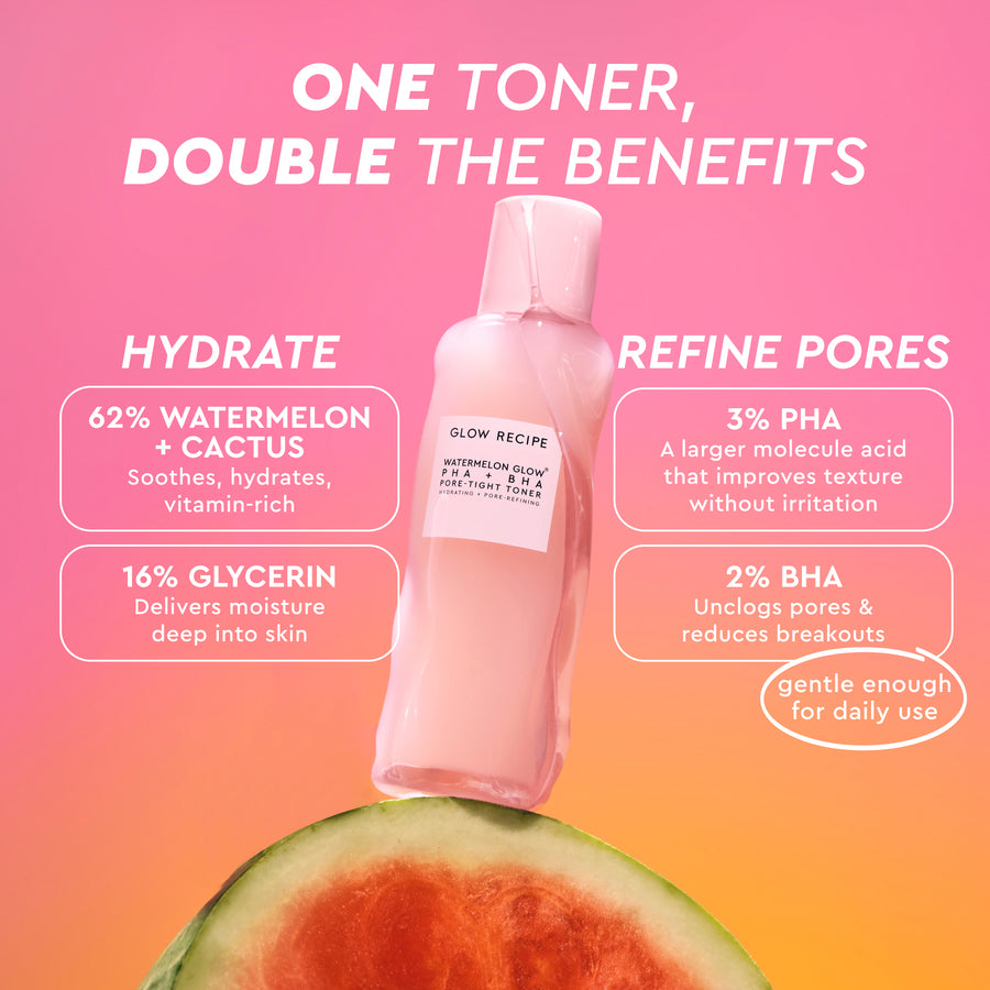 watermelon glow phabha pore-tight toner